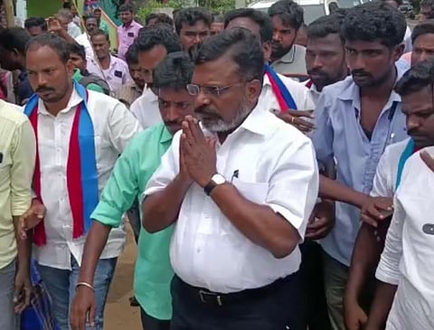 விமான நிலையம் அமைக்க எதிர்ப்பு…மக்களிடம் கருத்து கேட்டார் திருமாவளவன்!