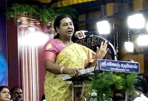 முப்பெரும் விழாவில் திமுகவை சாடிய பிரேமலதா!