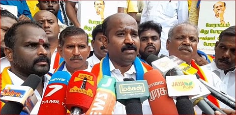 ஜிப்மர் மருத்துவமனையை கண்டித்து பாமக போராட்டம்!