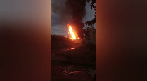 கோவை : இரசாயன தொழிற்சாலையில் திடீர் தீ விபத்து...!