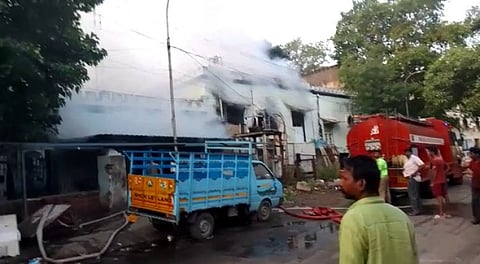 மின்வாரிய அலுவலகத்தில் தீ விபத்து...!