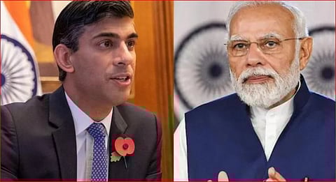 "இரு நாடுகளின் உறவு வருங்காலத்தில் மேலும் அதிகரிக்கும்" - ரிஷி சுனக் பேச்சு!