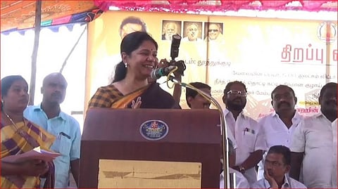 "பத்திரிகையாளர்களை இழிவுபடுத்தி பேசுவது தரம் தாழ்ந்த செயல்" அண்ணாமலைக்கு பதிலடி கொடுத்த கனிமொழி!