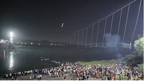 மோர்பி தொங்கும் பாலத்தில் உயிரிழந்த பாஜக எம்.பி குடும்பம்..!! கடும் நடவடிக்கை எடுக்கப்படும் என தகவல்!!