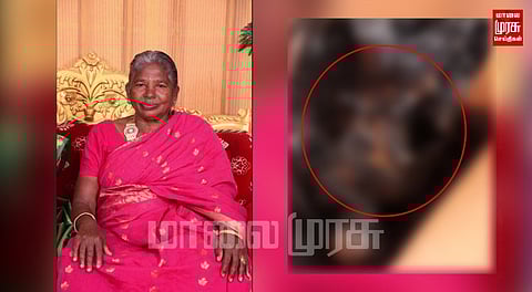 சொத்து தகராறில் மூதாட்டியை எரித்து கொலை செய்த மகன்...