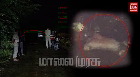 #Breaking | ஓசூரில் தலை, கை கால்கள் இல்லாத ஒரு ஆண் உடல் மீட்கப்பட்டுள்ளது...