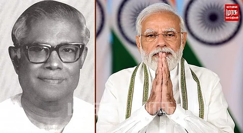 அழ.வள்ளியப்பாவிற்கு பிரதமர் தமிழில் வாழ்த்து...