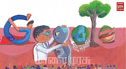 “அடுத்த 25 ஆண்டுகளில்...” தலைப்பில் வெற்றிப்பெற்ற இந்திய மாணவன்...