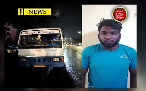 தவறான பாதையில் அதிவேகமாக சென்ற வேன்...! ஒருவர் பலி...! ஓட்டுனர் கைது..!