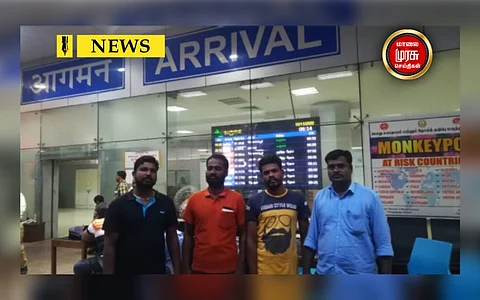 இலங்கை சிறையிலிருந்தது விடுவிக்கப்பட்ட 3 மீனவர்கள் சென்னை வருகை..!
