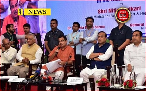 நிகழ்ச்சி மேடையில் மயங்கிய மத்திய போக்குவரத்து துறை அமைச்சர்...காரணம் என்ன?!!