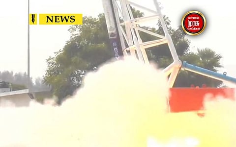 விண்ணில் ஏவப்பட்ட இந்தியாவின் முதல் தனியார் ராக்கெட்!!!