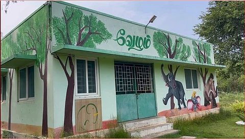ஒரிஜினல் என நினைத்து டூப்லிகேட் யானைகளை தாக்கிய பாகுபலி யானை...
