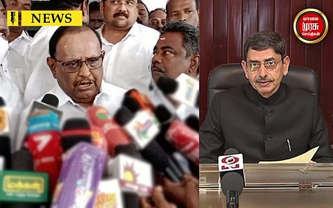 ”பொறுப்பை பொதுமக்களிடமே விட்டு விடுகிறோம்....” சட்டத்துறை அமைச்சர் ரகுபதி!!