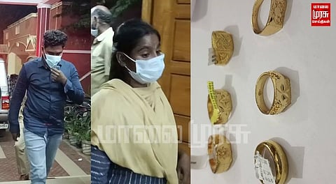 தம்பி... அங்குட்டு வேணாம்... இங்குட்டு போவோம்...- ஜோடியாக சிக்கிய  நகை திருடர்கள்...