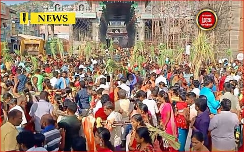 பிள்ளை வரம் வேண்டி நேர்த்திகடன்...அதுவும் முக்கியமான நாளில்!