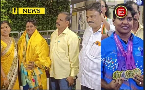 தமிழ்நாட்டிற்கு பெருமை சேர்த்த வீராங்கனை அமுத சுகந்தி...