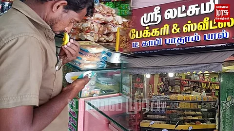 கெட்டுப்போன ஸ்வீட் விற்பனை செய்த வீடியோ வெளியாகி பரபரப்பு...