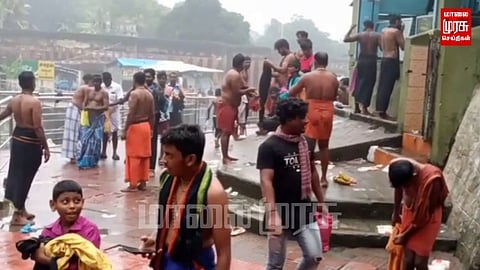 குற்றால அருவியிலே.. குளிச்சது போல ஏதுமில்லை... தடை விலகி குளிக்க அனுமதி...