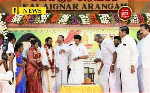 அளவோடு குழந்தை பெற்று கொண்டு...நல்ல தமிழ்ப்பெயரை சூட்டுங்கள்...அறிவுரை வழங்கிய ஸ்டாலின்!