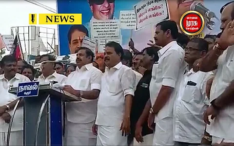 கொட்டும் மழையிலும் அதிமுக கூட்டணியில் 40 தொகுதிகளிலும் வெற்றிபெறுவோம் - எடப்பாடி பழனிசாமி