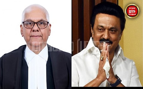 பணி ஓய்வு பெற்றார் சென்னை உயர்நீதிமன்ற நீதிபதி...! வாழ்த்து தெரிவித்த முதலமைச்சர்...!