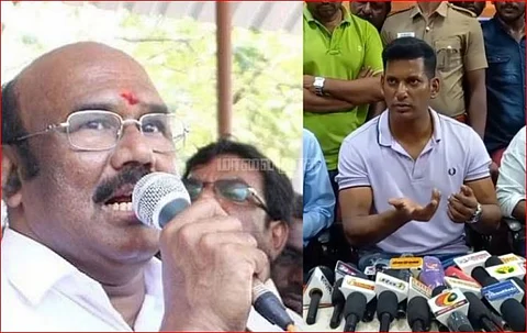 உதயநிதி நடிக்க கூடாதா?...இனி முன்னாள் அமைச்சர் ஜெயக்குமார் பாடக்கூடாது...நடிகர் விஷால் அதிரடி!