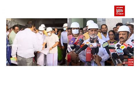 புதிய இலாக்கா ஒதுக்கப்பட்ட அமைச்சர் கிளாம்பாக்கத்தில் ஆய்வு..!