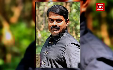 திமுக தேர்தலுக்கு முன் நாடகம் - ஆட்சியில்  அரச பயங்கரவாதத்தின் அடையாளம் பரந்தூர் மக்களுக்கு ஆதரவாக சீமான்