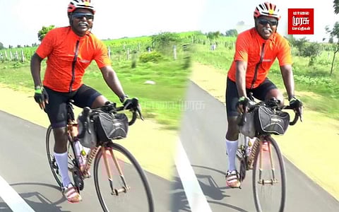 காஷ்மீர் முதல் கன்னியாகுமரி வரை சைக்கிள் யாத்திரை... ரவீந்தர் ரெட்டி சொன்னது என்ன?