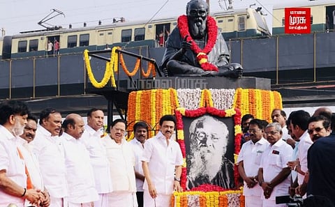49 ஆண்டுகள் ஆகியும் வீரியம் குறையாத பெரியாரியம்; முதலமைச்சர் மரியாதை!