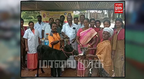 சிறந்த முறையில் கால்நடைகளை வளர்த்த விவசாயிகளுக்கு பரிசு...