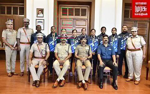 அகில இந்திய போலீஸ் குழு விளையாட்டுப் போட்டி...! பதக்கம் வென்ற காவலர்கள்...!