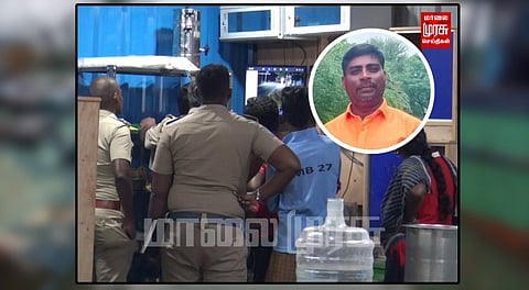 நல்லது செய்ய முயன்றவர் அரிவாள் வெட்டுடன் மருத்துவமனையில் அனுமதி...