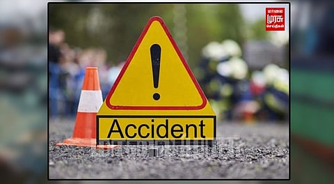 தனியார் பேருந்தில் மோதி இளம்பெண் உயிரிழப்பு...