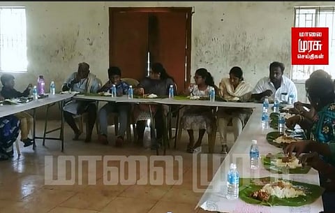 அவன் இவன் படபாணியில் குற்றங்கள் நிகழாமல் இருக்க கருப்பு சாமிக்கு கெடா வெட்டி போலீசார் வழிபாடு