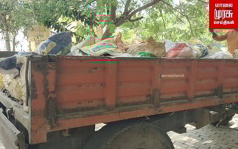 மருத்துவ கழிவுகளை கொட்ட முயன்ற வாகனம் சிறை பிடிப்பு...!