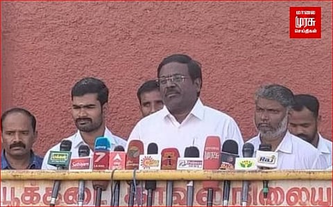 பாமகவை எச்சரித்த ஜெயக்குமாருக்கு...கே.பாலு தக்க பதிலடி!