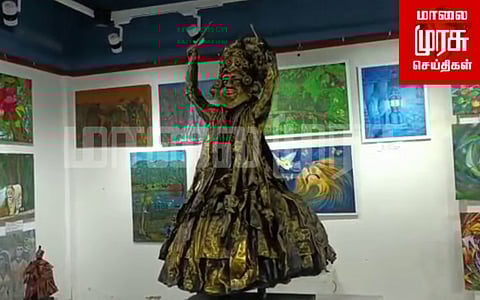 சுற்றுலா பயணிகளை கவரும் ஓவிய கண்காட்சி....! கேரள ஓவியர்கள் அசத்தல்...!