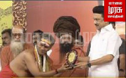 ” நான் மத வாதத்துக்கு தான் எதிரி” கோயில்கள் திருப்பணிக்கு நிதி கொடுத்தபின் முதலமைச்சர் பேச்சு