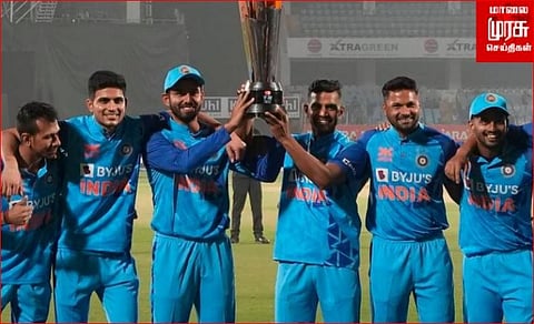 இந்தியா VS இலங்கை: சிக்சர்களை பறக்கவிட்ட சூர்யகுமார் யாதவ்...டி20 தொடரை கைப்பற்றியது யார்?
