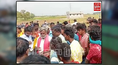 கல்குவாரிக்கு எதிர்ப்பு தெரிவித்து பொதுமக்கள் காத்திருப்பு போராட்டம்...