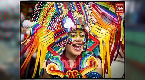 கொலம்பியாவில் நடைபெற்ற கருப்பு வெள்ளை திருவிழா...