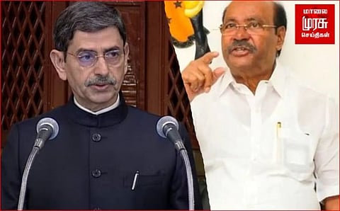 ”பேரவை மரபு, நாகரீகத்தை மதிக்காத ஆளுநர்” - ராமதாஸ் ட்வீட்!