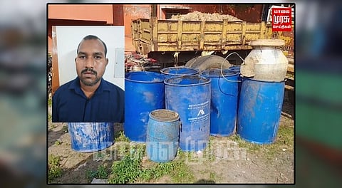 பண்ணை தோப்பில் போலி மதுபான ஆலை கண்டுபிடிப்பு!