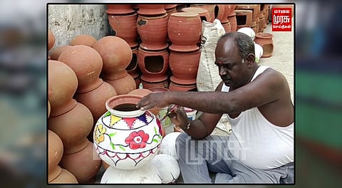 விற்பனை மந்தமாக இருப்பதால் மண்பானை தொழிலாளர்கள் கண்ணீர்...