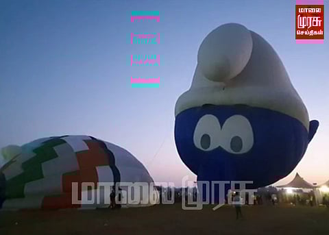 பொள்ளாச்சியில் நடந்த பலூன் திருவிழா... கூட்டம் கூட்டமாக குவிந்த பொது மக்கள்...