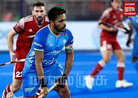 டிராவில் முடிந்த ஹாக்கி போட்டி... 2ம் இடம் பிடித்த இந்திய அணி...