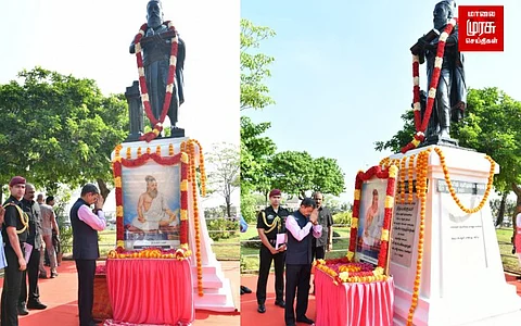 திருவள்ளுவர் படத்திற்கு ஆளுநர் ஆர்.என்.ரவி மரியாதை...!