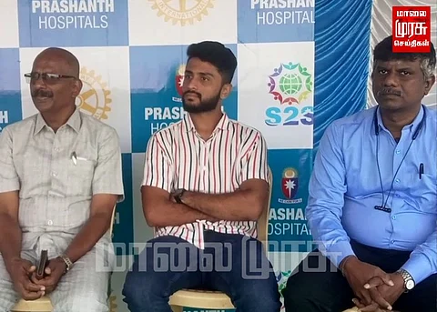 பொன்னேரியில் கிரிக்கெட் டோர்னமெண்ட்... கணேஷ்குமார் பங்கேற்பு...